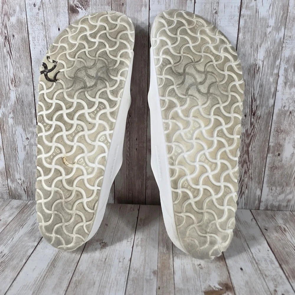 Birkenstock Arizona EVA‎ White Waterproof Slide Sandals Mens 44 L13 M11